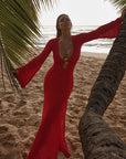 Montego Dress - Chili Pepper Lace Crochet