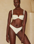 Clovelly Top - Ivory