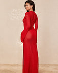Montego Dress - Chili Pepper Lace Crochet