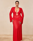 Montego Dress - Chili Pepper Lace Crochet