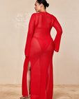 Montego Dress - Chili Pepper Lace Crochet