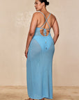 Ramatuelle Dress - Ibiza Blue Lace Crochet