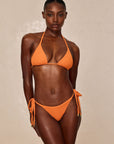 Palma Bottom - Tangerine Crinkle