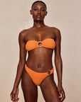 Bronte Bottom - Tangerine Crinkle