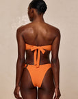 Bronte Bottom - Tangerine Crinkle