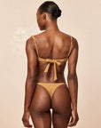 Petit Ermitage Bottom - Antique Gold Lurex Rib