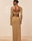 Palermo Skirt - Antique Gold Lace Crochet