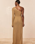 Palermo Dress - Antique Gold Lace Crochet
