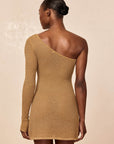 Palermo Mini Dress - Antique Gold Lace Crochet