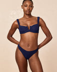 Seychelles Bottom - Midnight Crinkle (Modest Coverage)