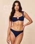 Seychelles Bottom - Midnight Crinkle (Modest Coverage)