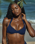 Honolulu Top - Midnight Crinkle