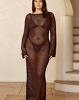 Cozumel Dress - Espresso Petit Crochet
