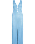 Ramatuelle Dress - Ibiza Blue Lace Crochet