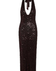 Catania Dress - Espresso Sequin