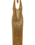 Catania Dress - Antique Gold Sequin