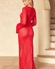 Montego Dress - Chili Pepper Lace Crochet