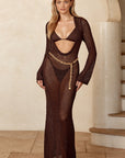 Cozumel Dress - Espresso Petit Crochet