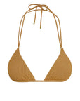 Hanalei Top - Antique Gold Lurex Rib