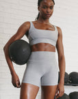 Griffith Short 6.25" - Heather Grey