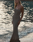 Cote D'azur Dress - Husk Geo