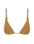 Kauai Top - Antique Gold Lurex Rib