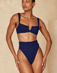 Clovelly Top - Midnight Crinkle