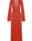 Montego Dress - Chili Pepper Lace Crochet