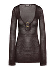 Montego Mini Dress - Espresso Treble Knit