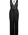 Ramatuelle Dress - Black Lace Crochet
