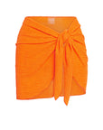 St. Barth's Skirt - Tangerine Crinkle
