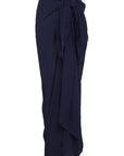St. Tropez Sarong - Midnight Crinkle Linen