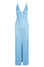 Ramatuelle Dress - Ibiza Blue Lace Crochet