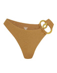 Bronte Bottom - Antique Gold Lurex Rib