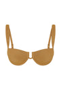 Cala Roja Top - Antique Gold Lurex Rib
