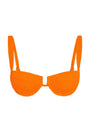 Cala Roja Top - Tangerine Crinkle