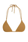 Hanalei Top - Antique Gold Lurex Rib