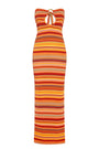 Montego Bandeau Dress - Sardinia Stripe